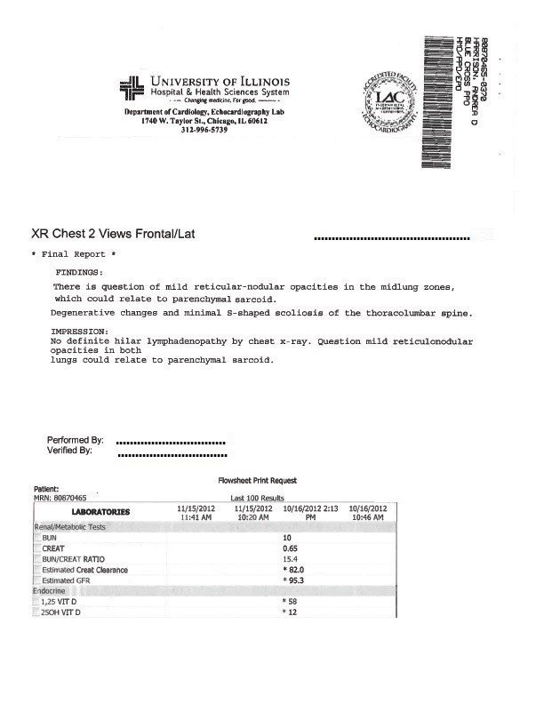 Sarcoidosis treatment in Ayurveda – a case study Sarcoidosis treatment in Ayurveda – a case study
